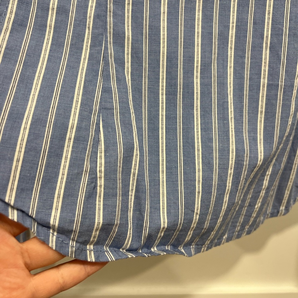 Hollister Blue and White Striped Shirt - Picture 12 of 15